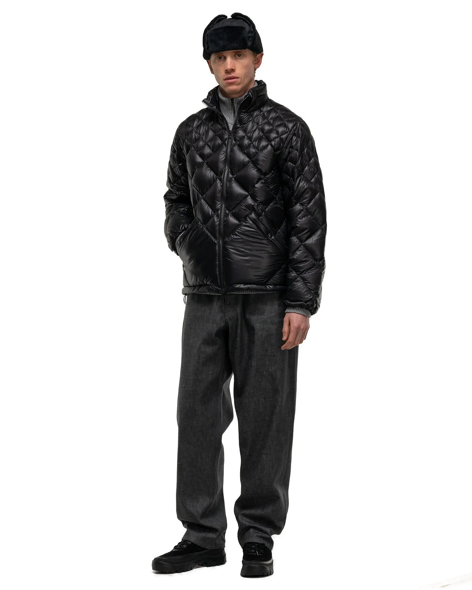 / NANGA Skyline Jacket - Nylon Ripstop / Goose Down Black