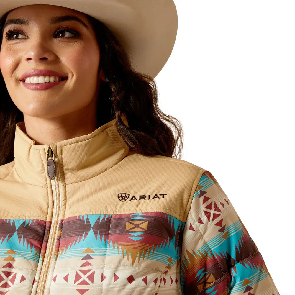 10052828 Ariat Women's REAL Crius Insulated Concealed Carry Jacket - Serrano Southwest Print