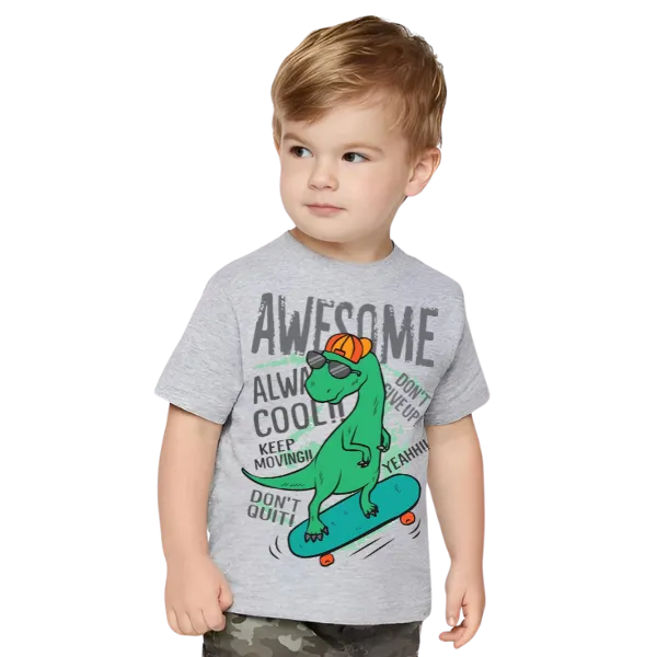 AWESOME DINO T Shirt for Kids