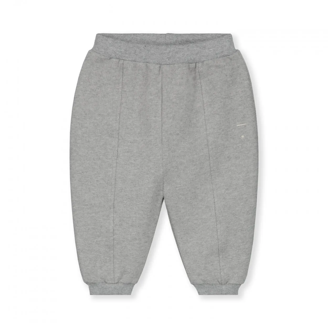 Baby Pant with Pintucks | Grey Melange