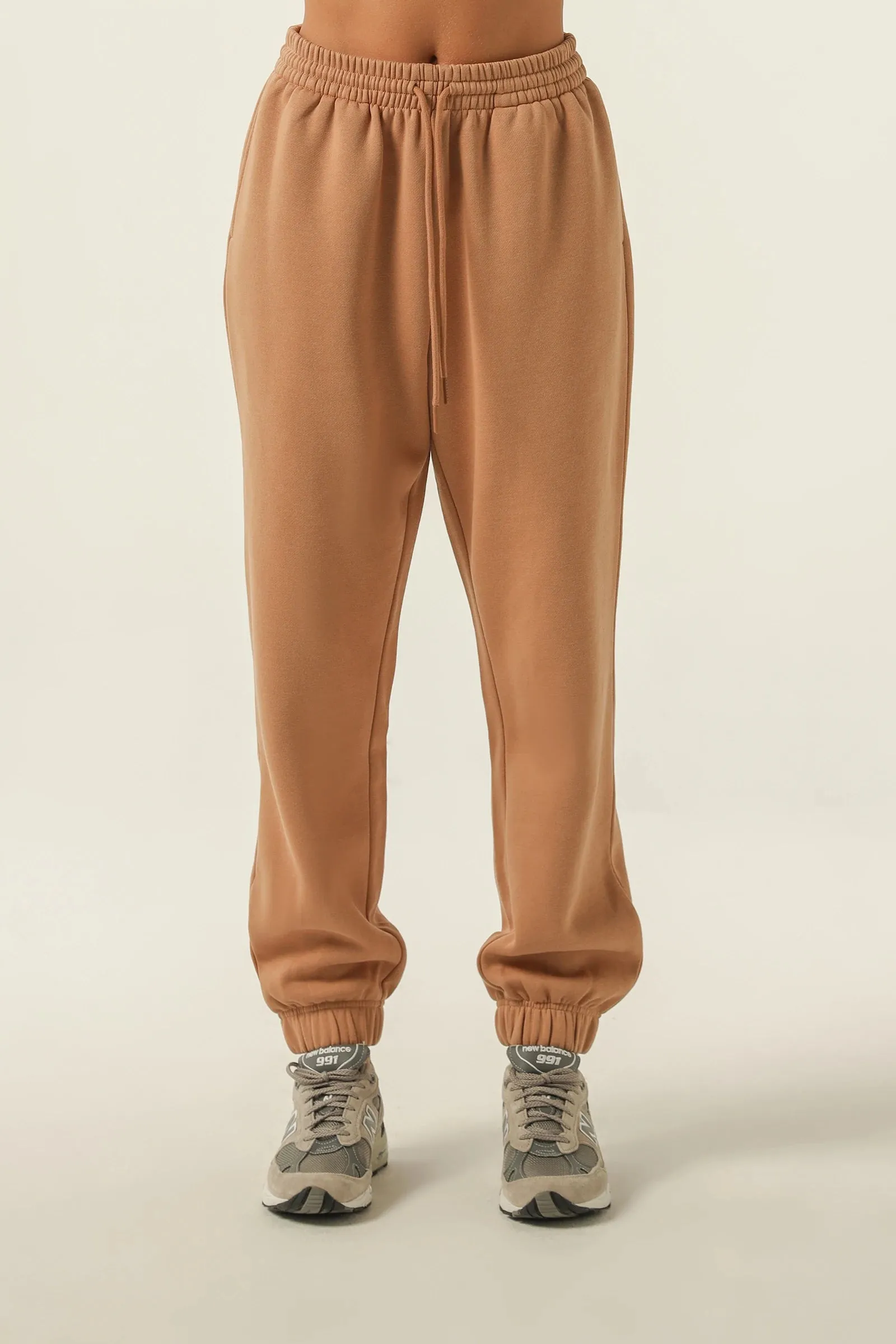 Carter Curated Track Pant- Coffee