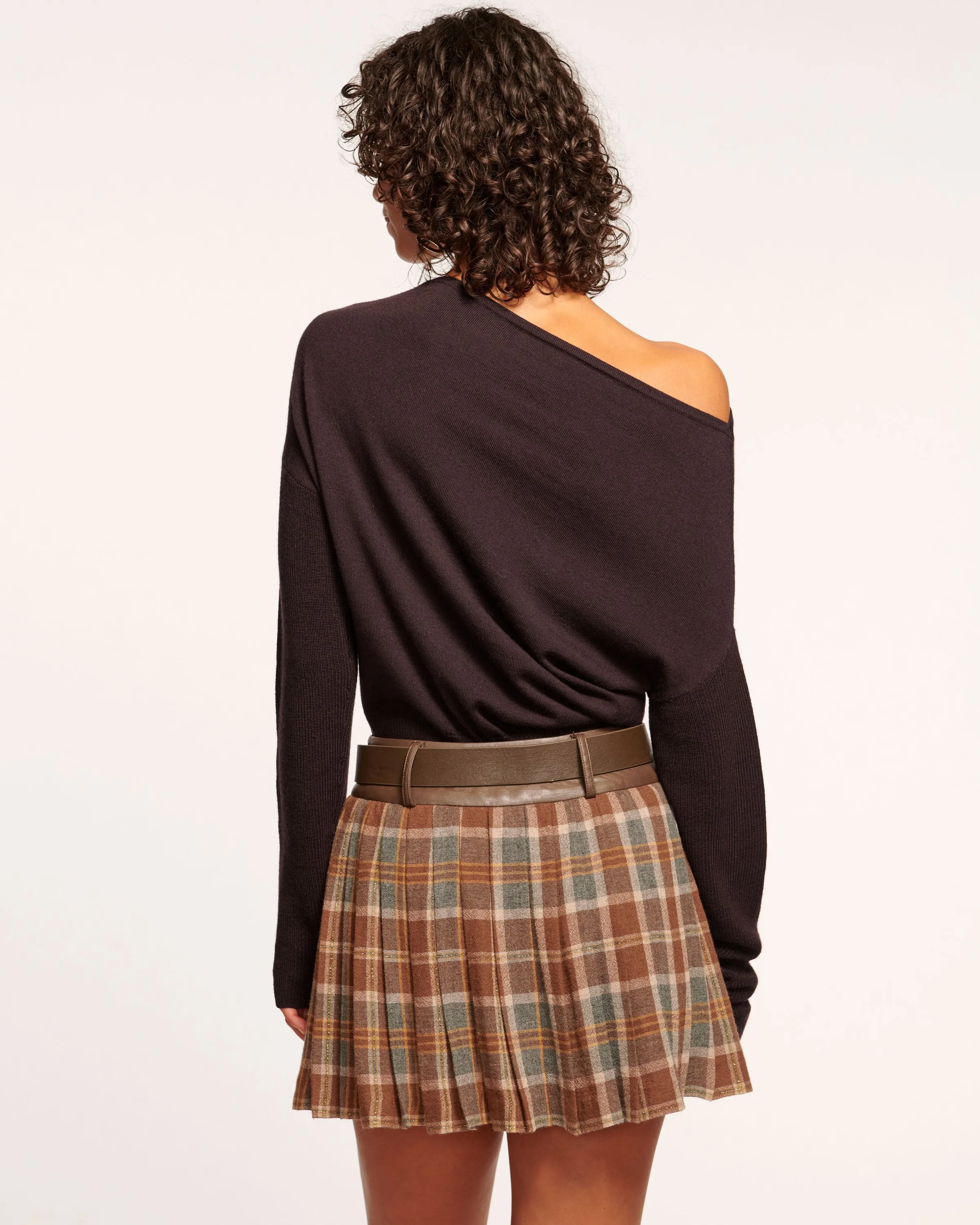 Chance Wool Off-The-Shoulder Sweater