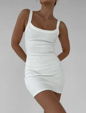 Core Mini Dress | White