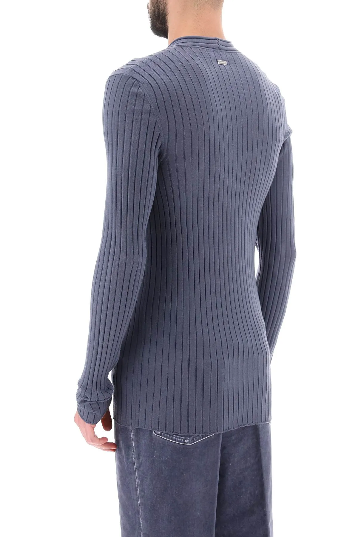 Ferragamo Ribbed-Knit Sweater