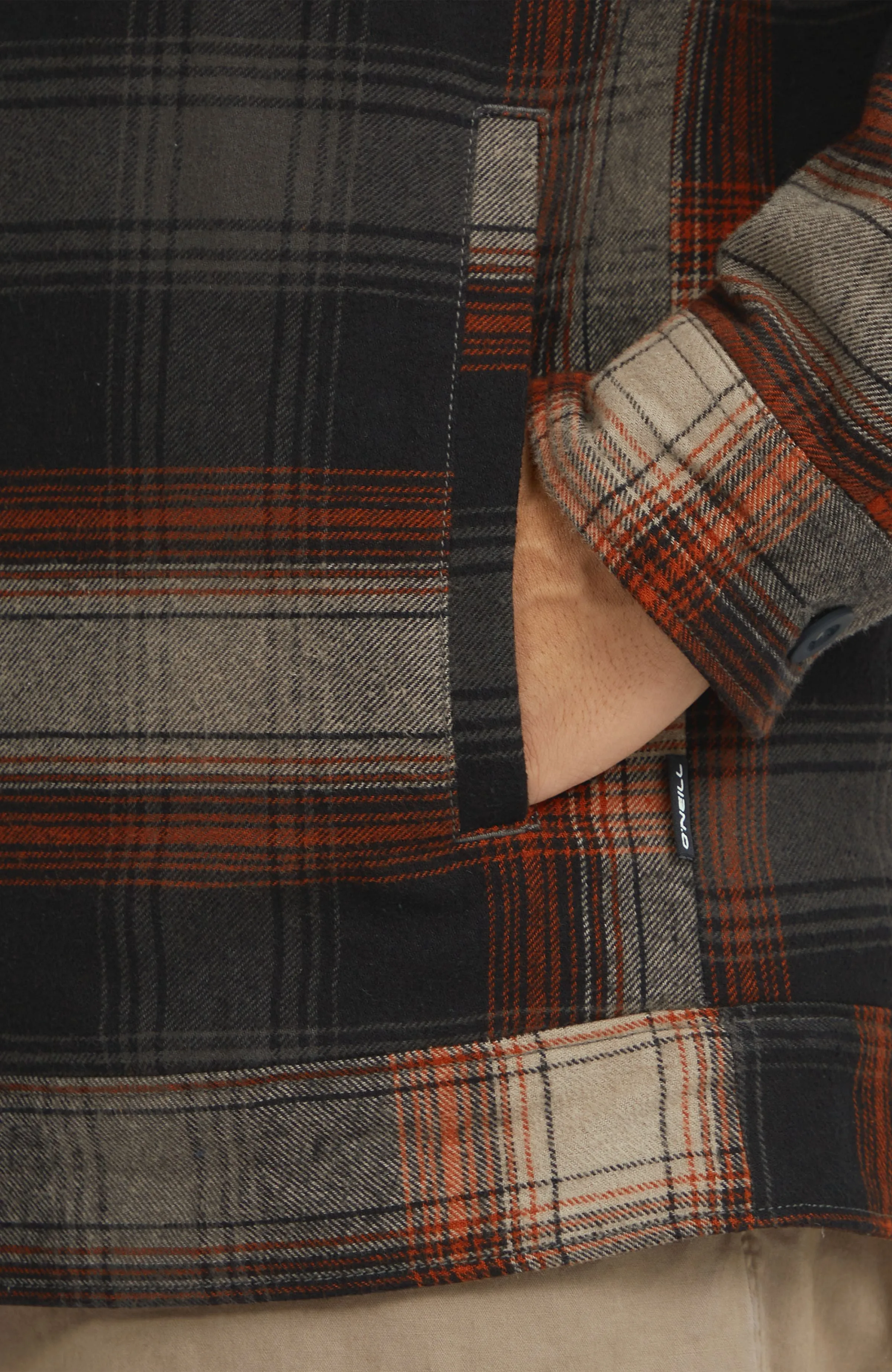 Fleece-Lined Jacket | Grey Check Small