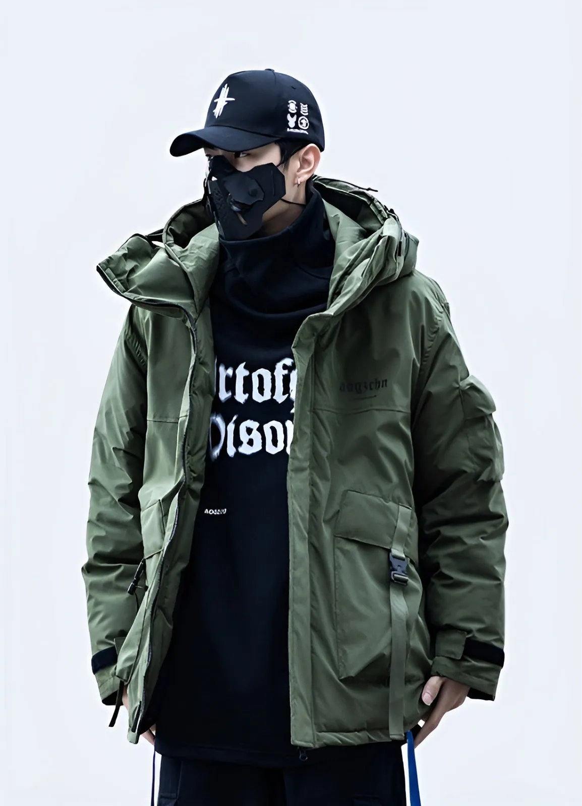 Green Techwear Jacket