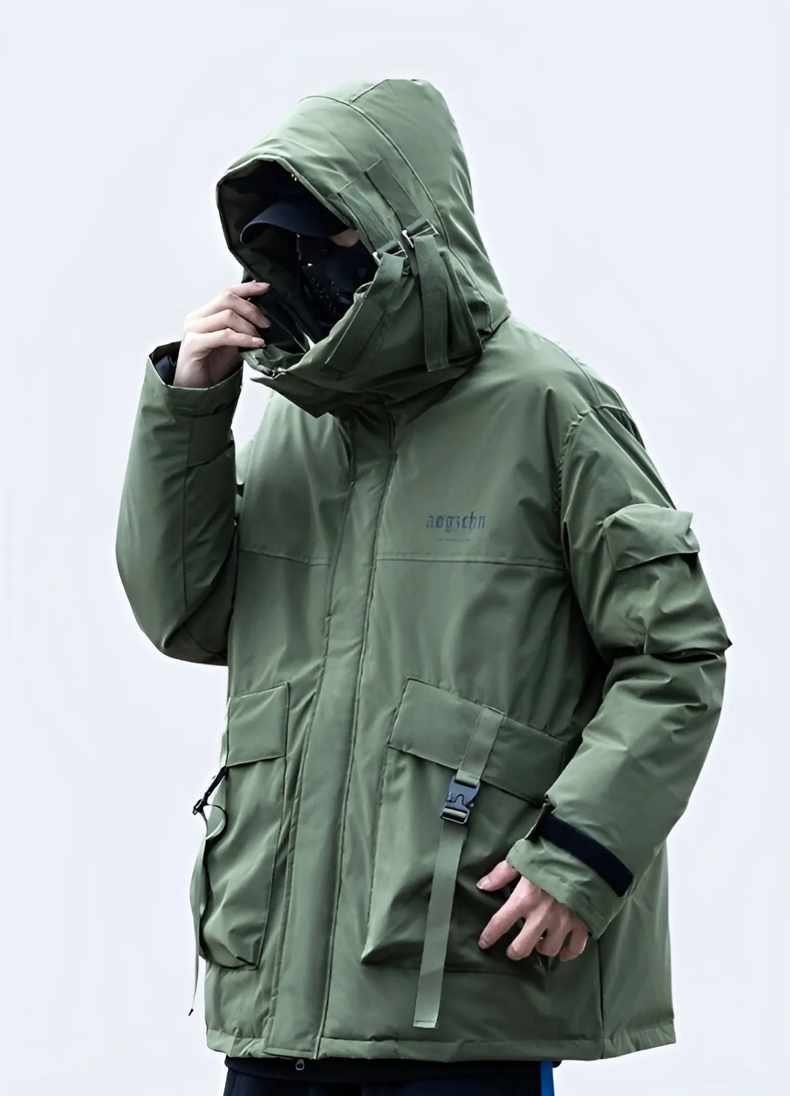 Green Techwear Jacket