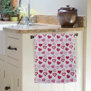 Heart Printed Luxury 100% Cotton Kitchen Towel – (19″ x 29″)1070072