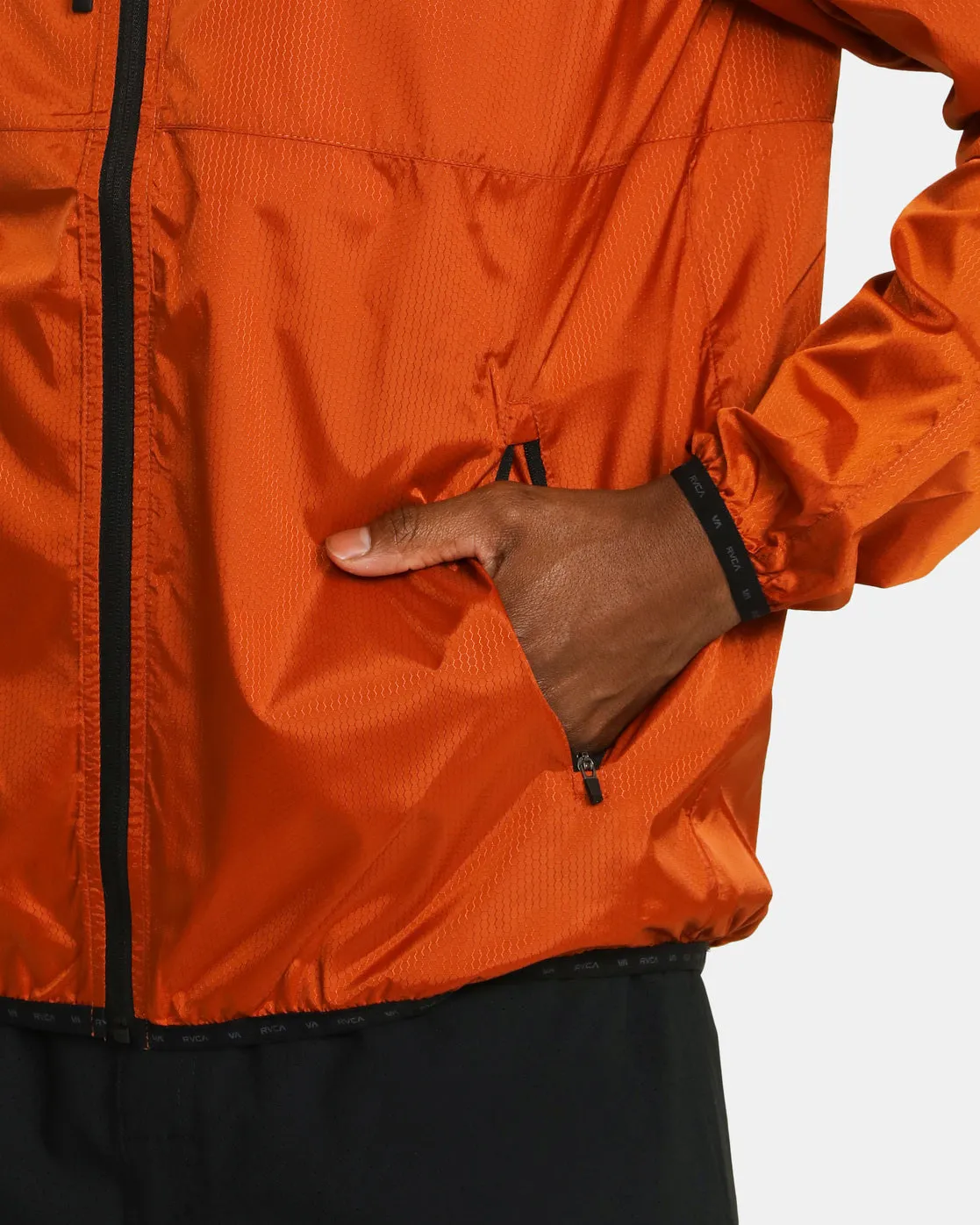 Hexstop IV  Hooded Jacket - Dark Amber