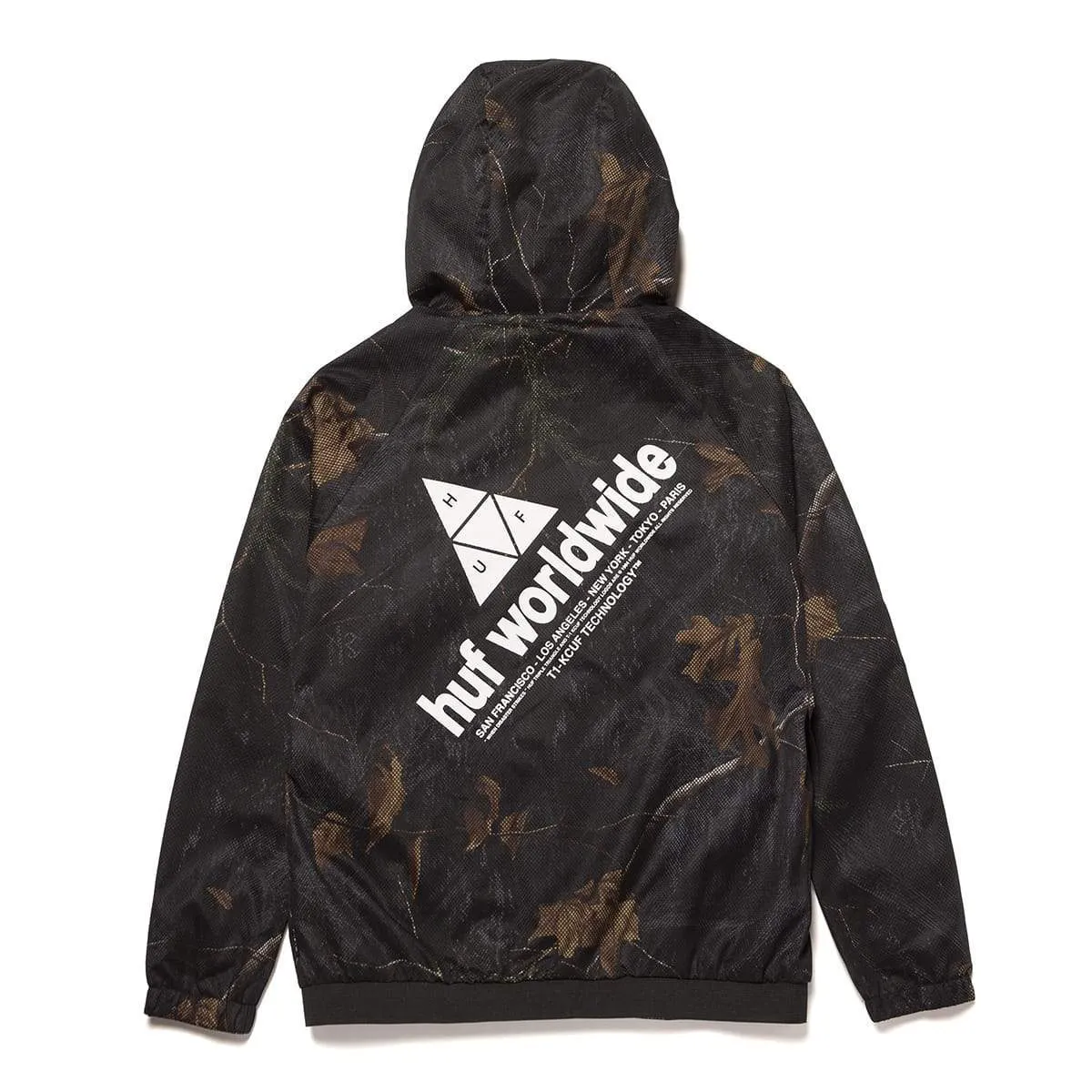 HUF NETWORK JACKET // REALTREE BLACK