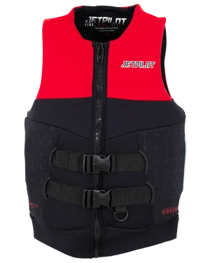 Jetpilot Cause Mens S-Grip FE Neo Vest - Red Level 50 - 2023