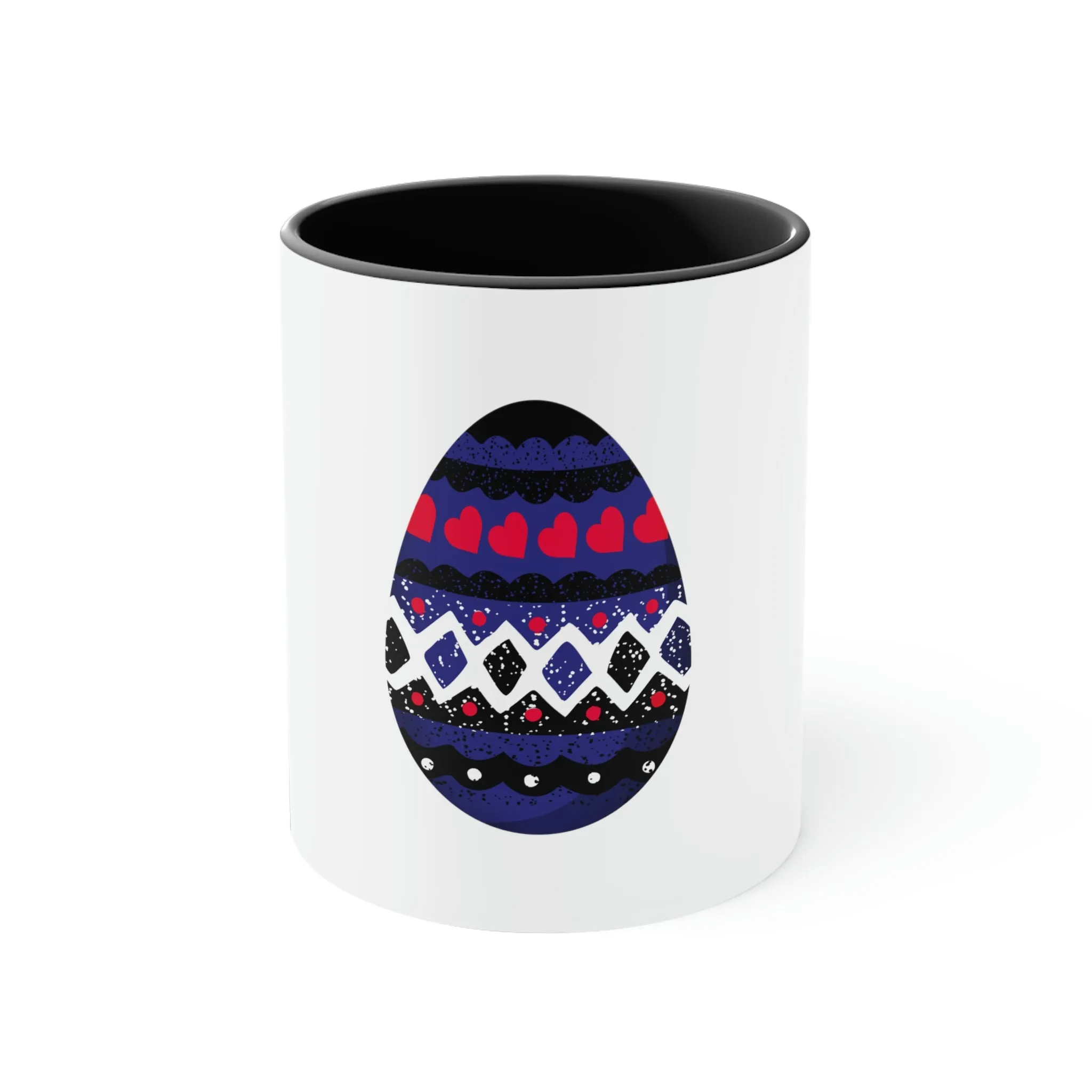 Leather Flag Accent Coffee Mug Easter Festival - Easter Egg