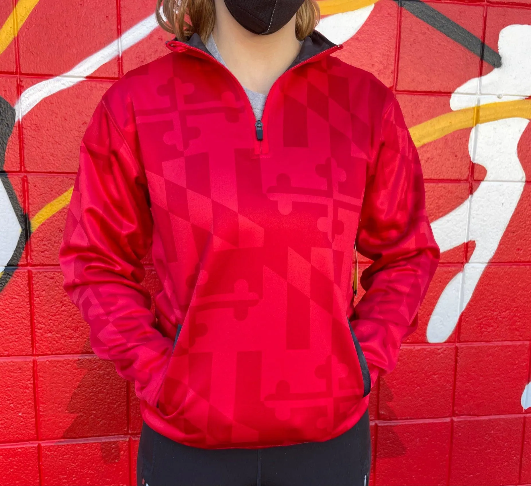 Maryland Flag (Red Monochrome) / Pullover