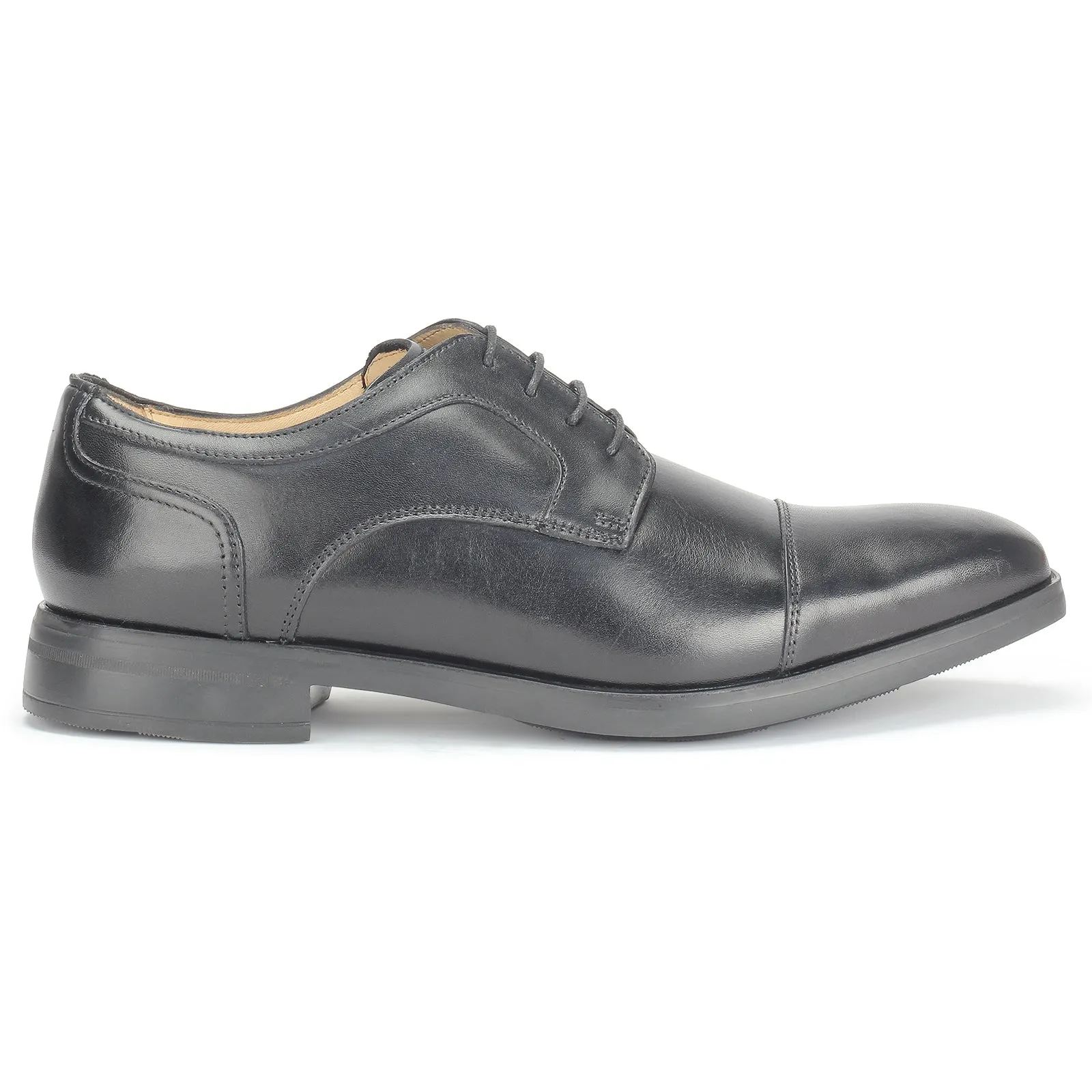 Men Balmoral Toe Cap Oxford Shoe