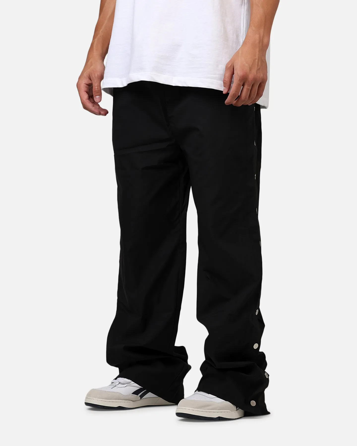 MNML Button Lined Pants Black