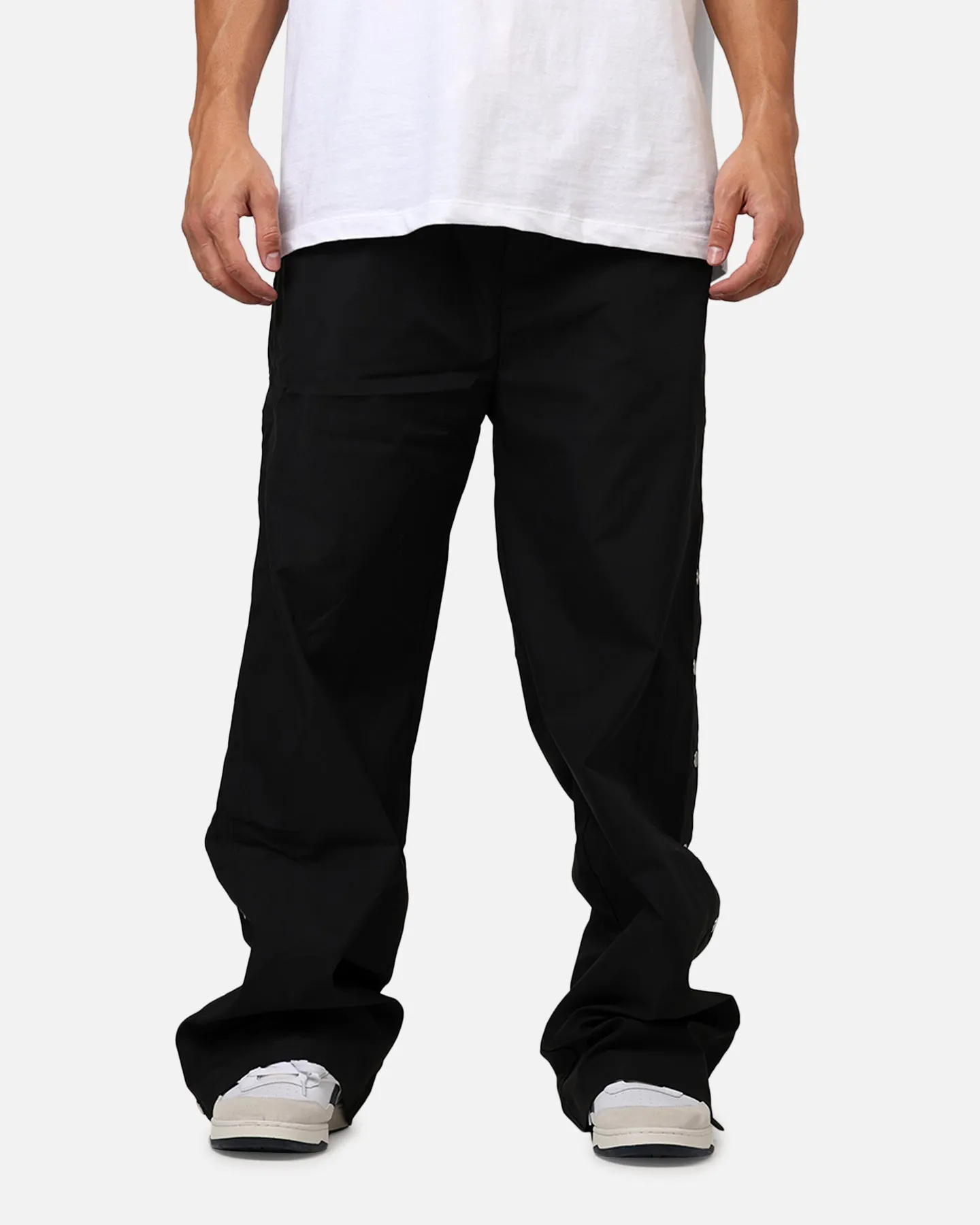 MNML Button Lined Pants Black