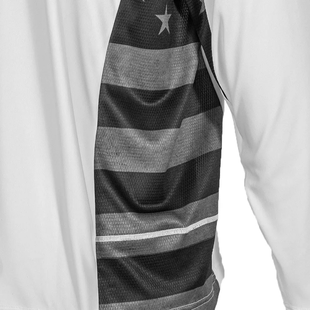 Performance Long Sleeve Shirt | Blackout American Flag | Tuna Attack PreOrder