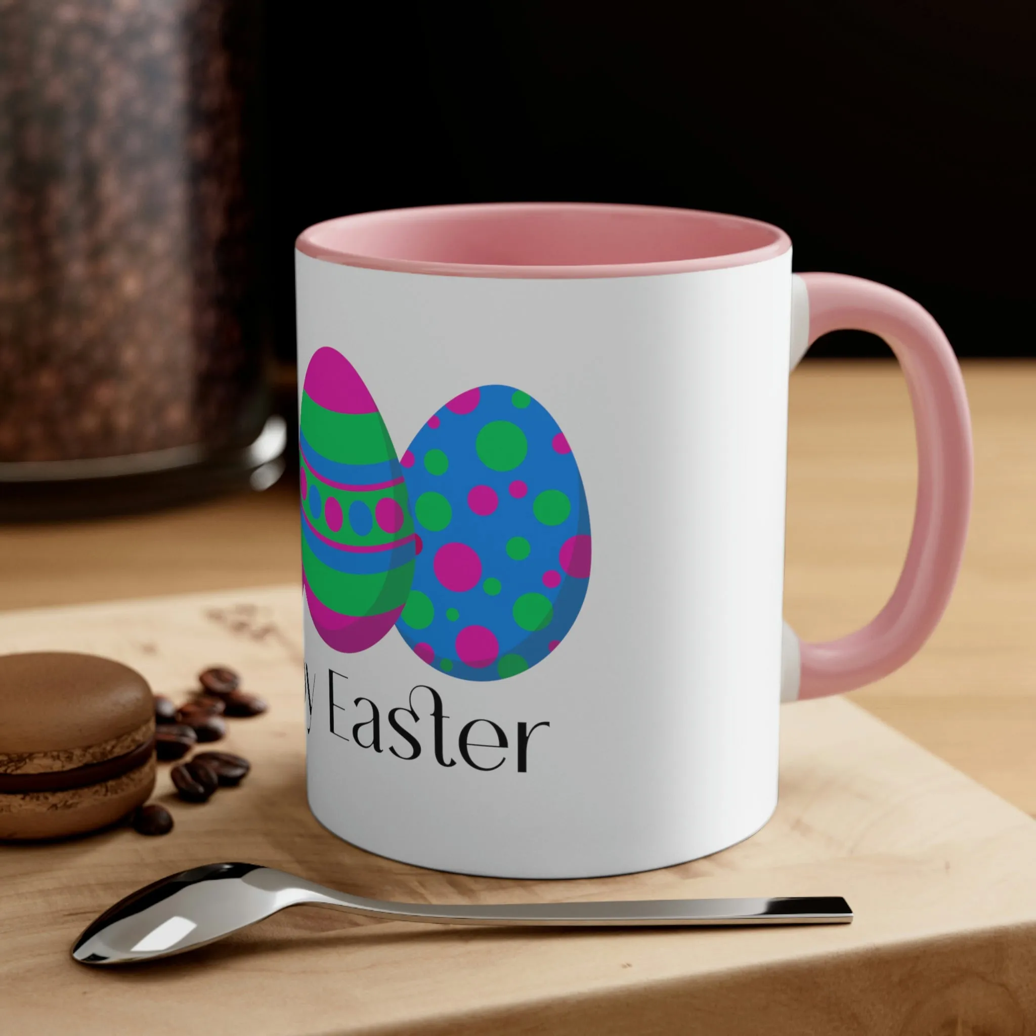 Polysexual Flag Accent Coffee Mug Easter Festival - Happy Easter