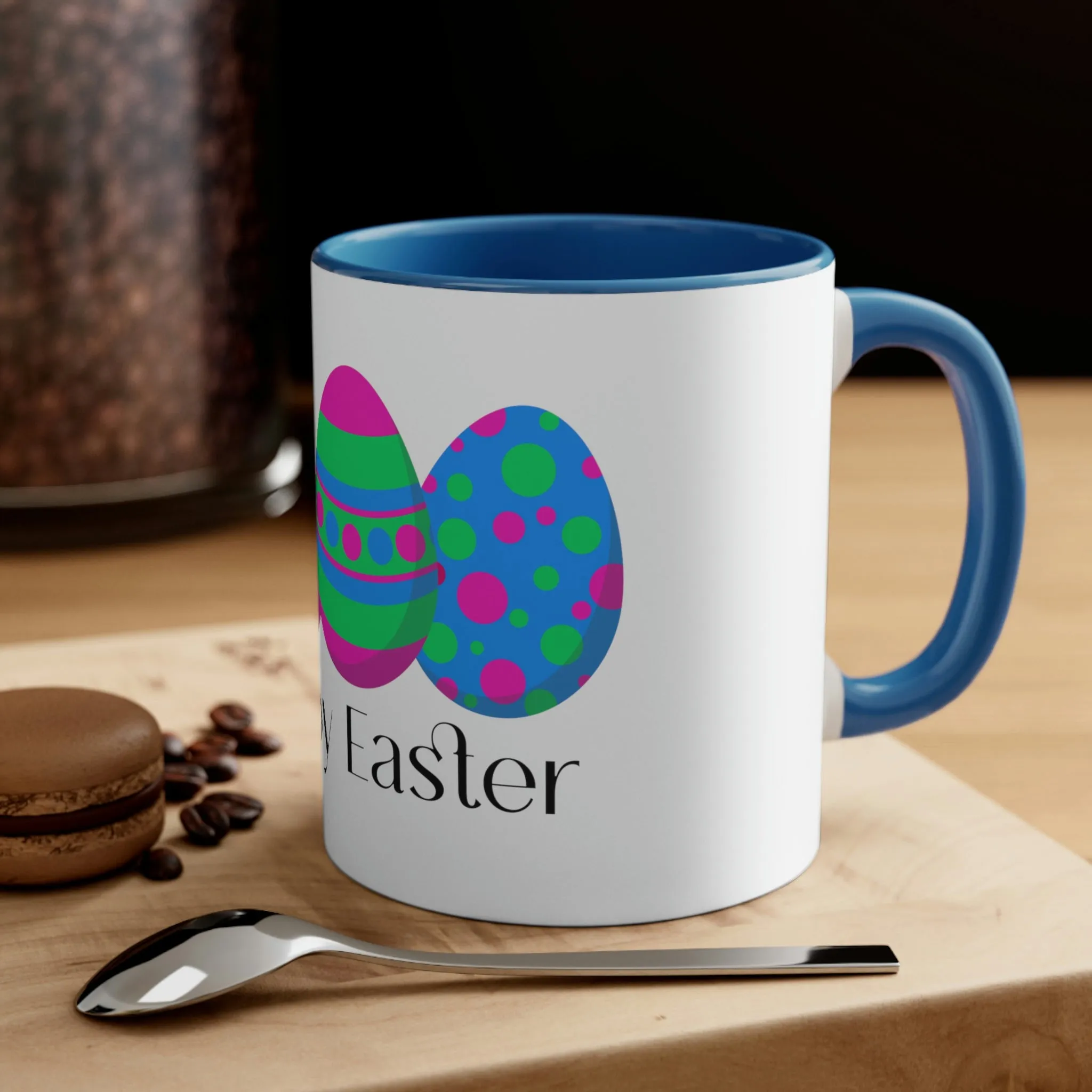 Polysexual Flag Accent Coffee Mug Easter Festival - Happy Easter