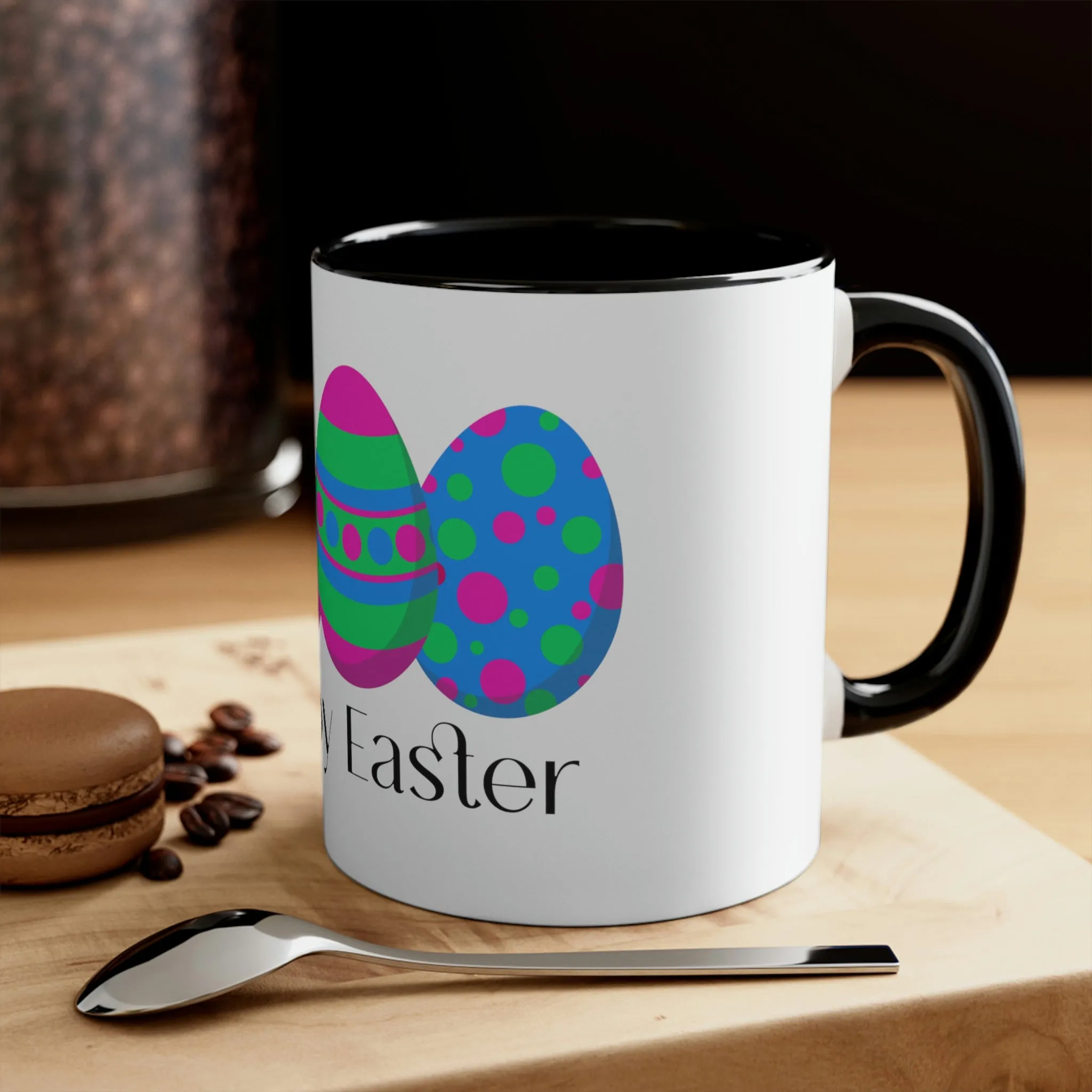 Polysexual Flag Accent Coffee Mug Easter Festival - Happy Easter