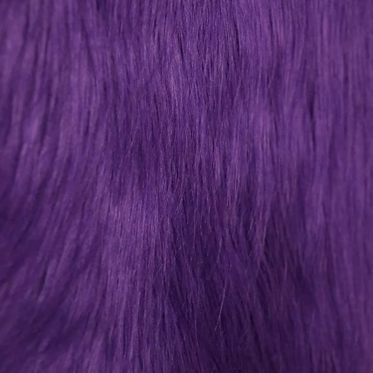 Purple Shaggy Long Pile Faux Fur Fabric (4")