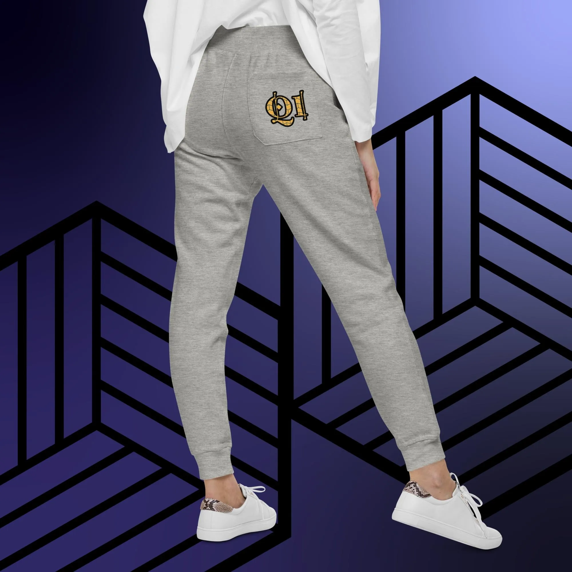 "Melted" Unisex fleece sweatpants