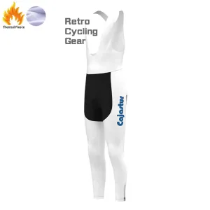 Red dot CLAS Fleece Retro Cycling Bib Pants