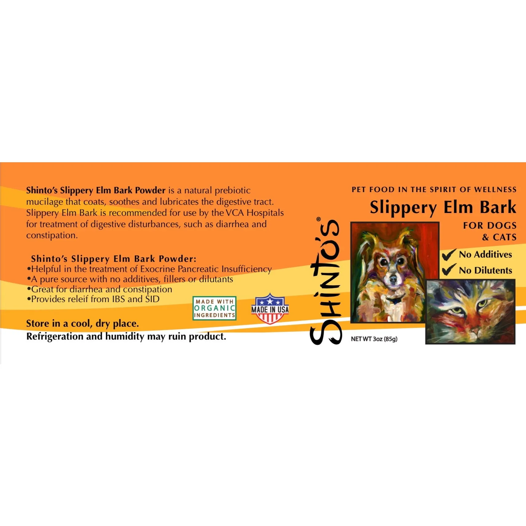 Slippery Elm Bark for Dogs & Cats