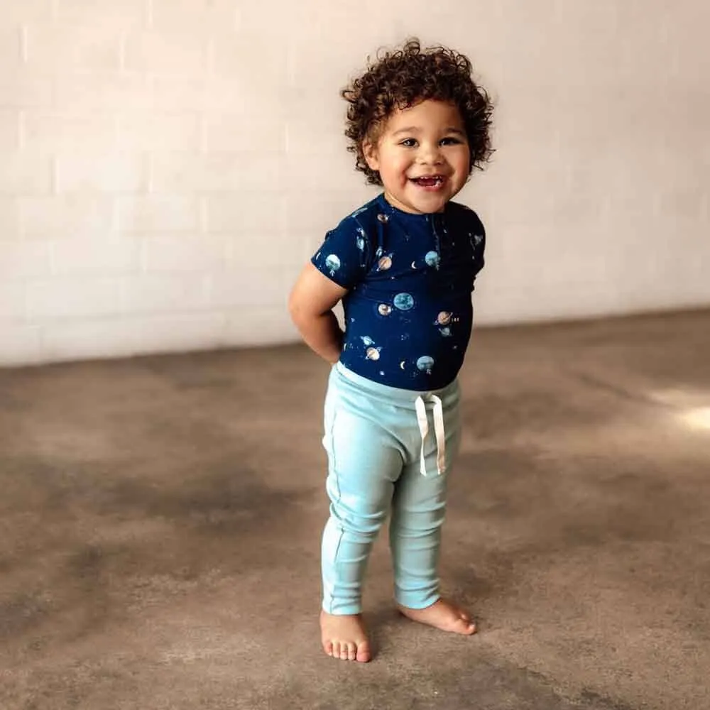 Snuggle Hunny - Milky Way Short Sleeve Organic Bodysuit