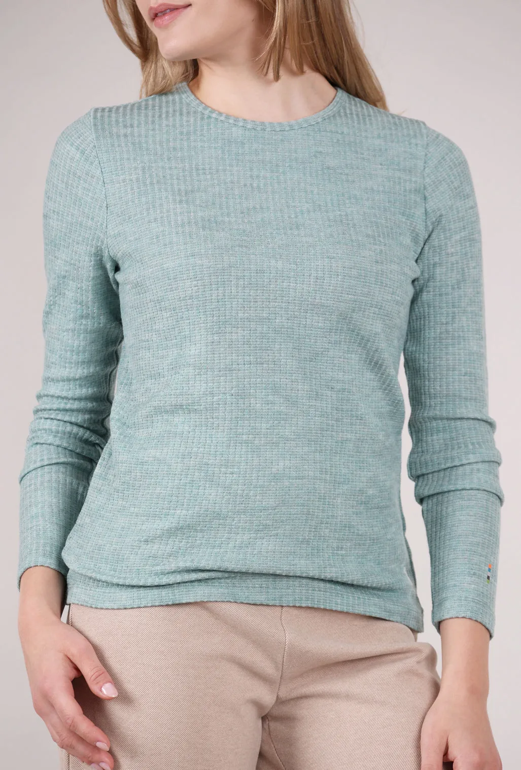 Thermal Rib Crew, Arctic Green Heather