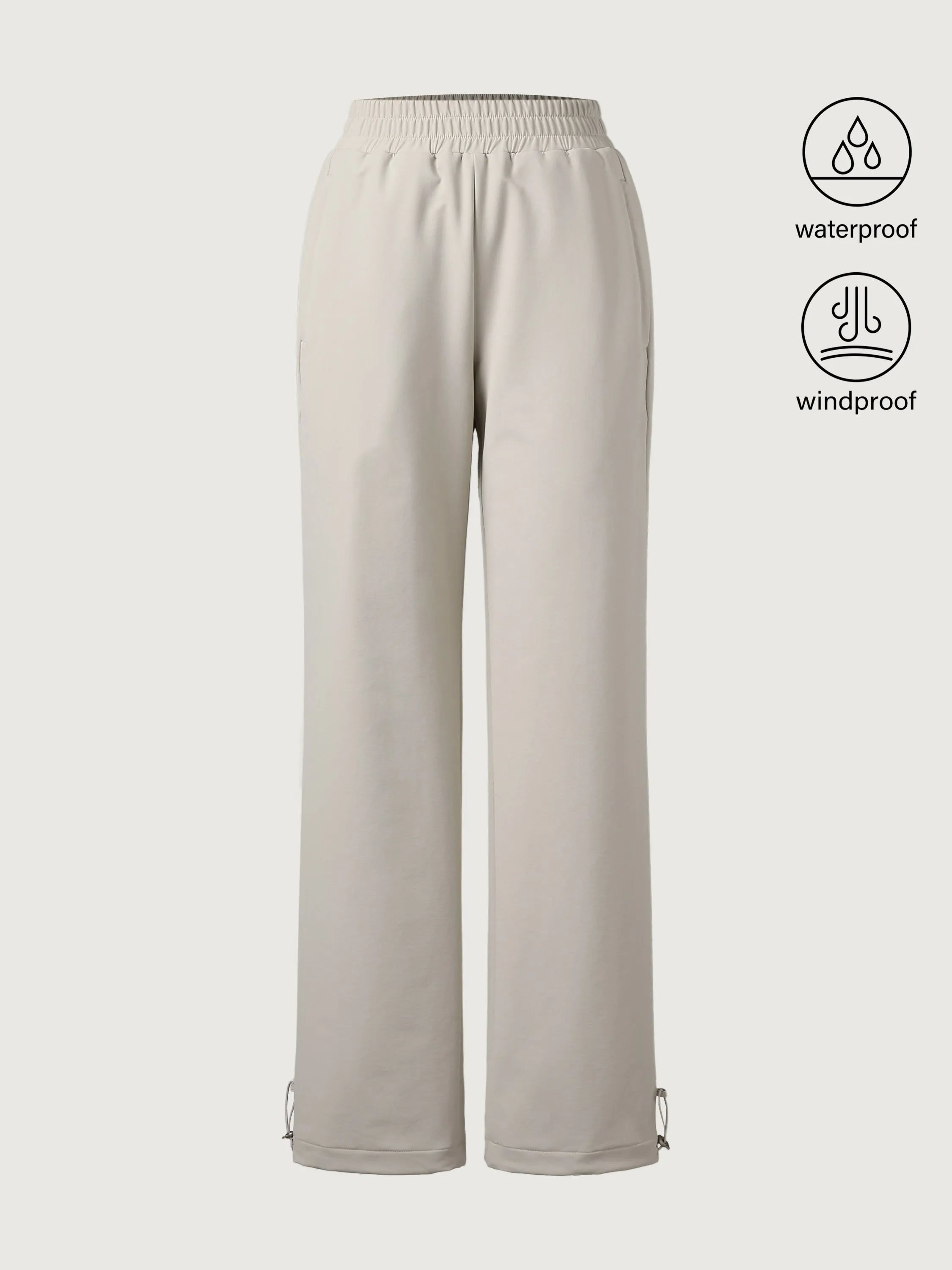 Water-Proof Fleece-Lined Elastic Waist Pant