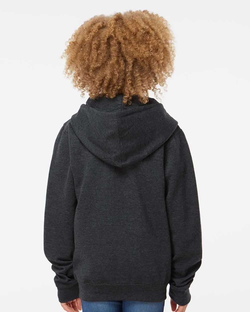 Youth Midweight Full-Zip Hooded Sweatshirt